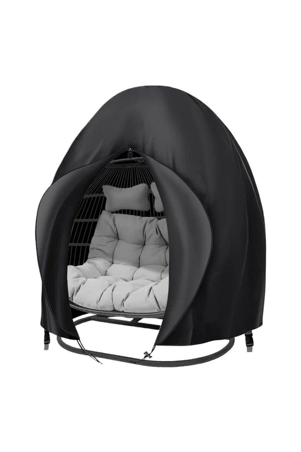 Chiar Cover Patio Hanging Egg Chair Cover Waterproof 210D Oxford Cloth Double Seat CocoonSwing Egg C