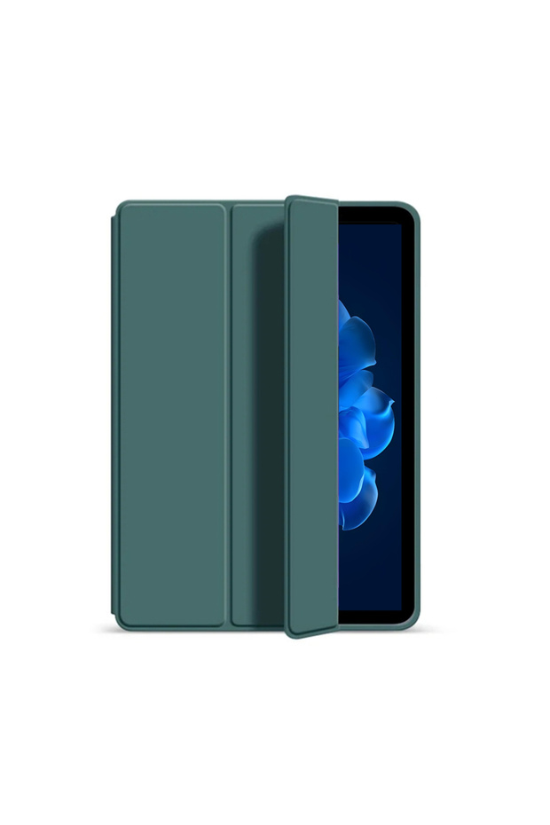 جراب سيليكون ناعم لجهاز iPad Pro 11 2018 2020 2021 2022 الجيل الأول والثاني والثالث والرابع، باللون الأخضر الداكن، مناسب لأجهزة iPad