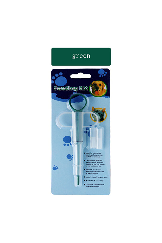 green Hot sell plastic Bulk Needle-Free Disposable Syringes Syringes Without Needle Syringe Glue Pet
