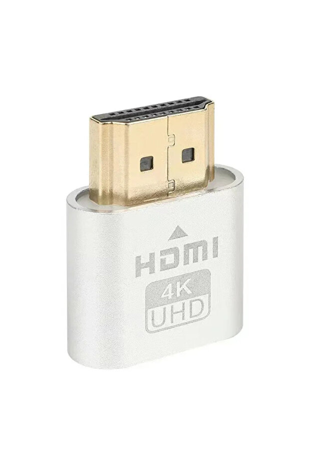 قابس HDMI وهمي متوافق مع تقنية DDC EDID، محاكي شاشة افتراضية بدون رأس، يدعم 4K