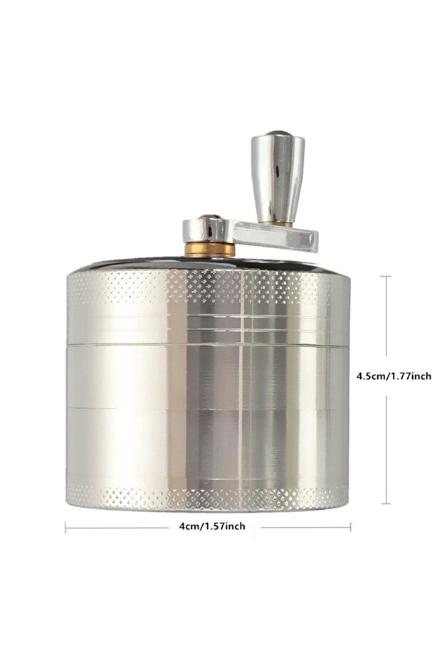 silvery Multifunctional Coffee Nut And Hard Grinder For Nutmeg Ginger Rock Salt And Peppercorn Han
