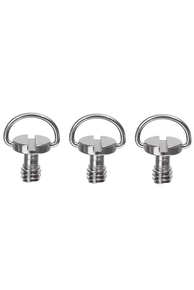 3X 20/10/1PCS Stainless Steel 1/4" Tripod Screw Mounting Screw Adapter Quick Release Camera Screw fo