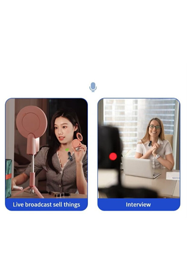 Mini Yaka Mikrofonu Type-C Uyumlu - 3