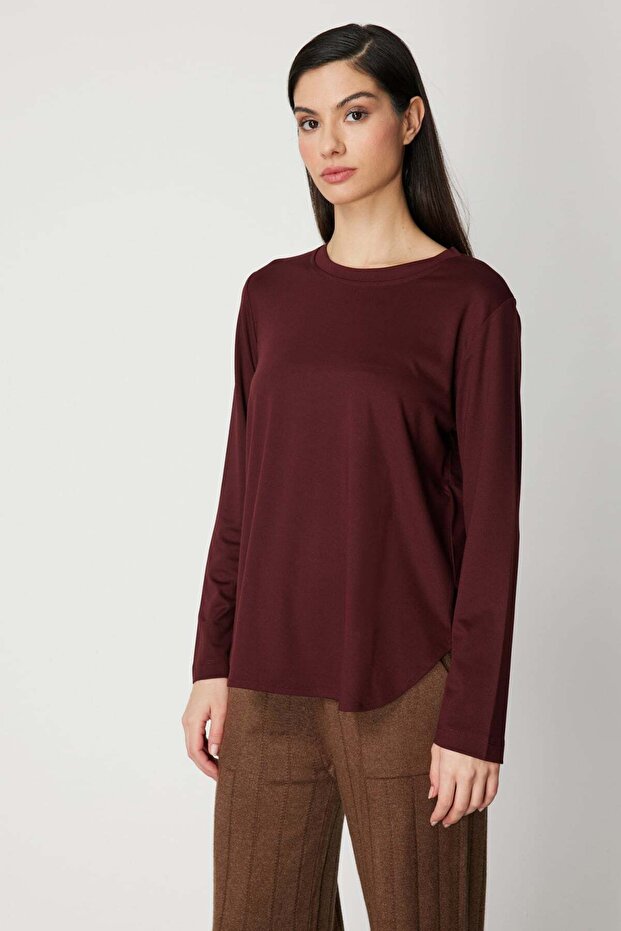 Sıfır Yaka Basic Bluz - 2