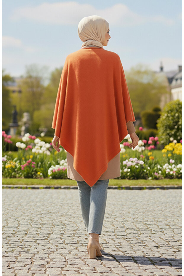 Şal de umăr Poncho 2072-01 Tile - 3