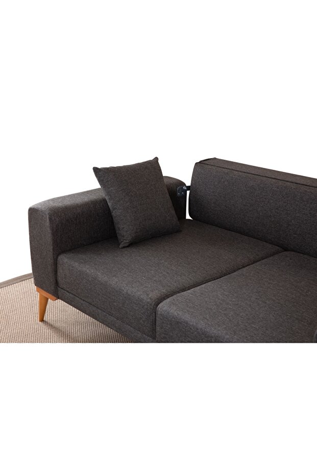 BABİL İKİLİ KANEPE, ANTRASİT - 5