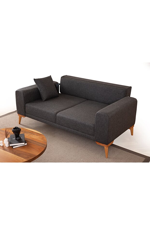 BABİL İKİLİ KANEPE, ANTRASİT - 4