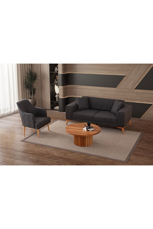 BABİL İKİLİ KANEPE, ANTRASİT - 6