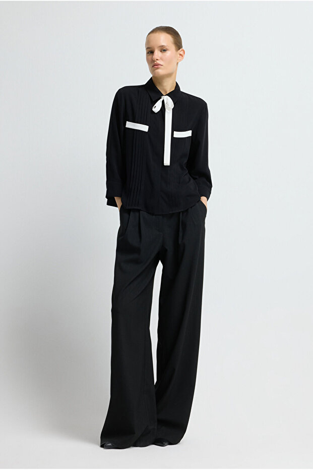 Cep Detaylı Gömlek - 4