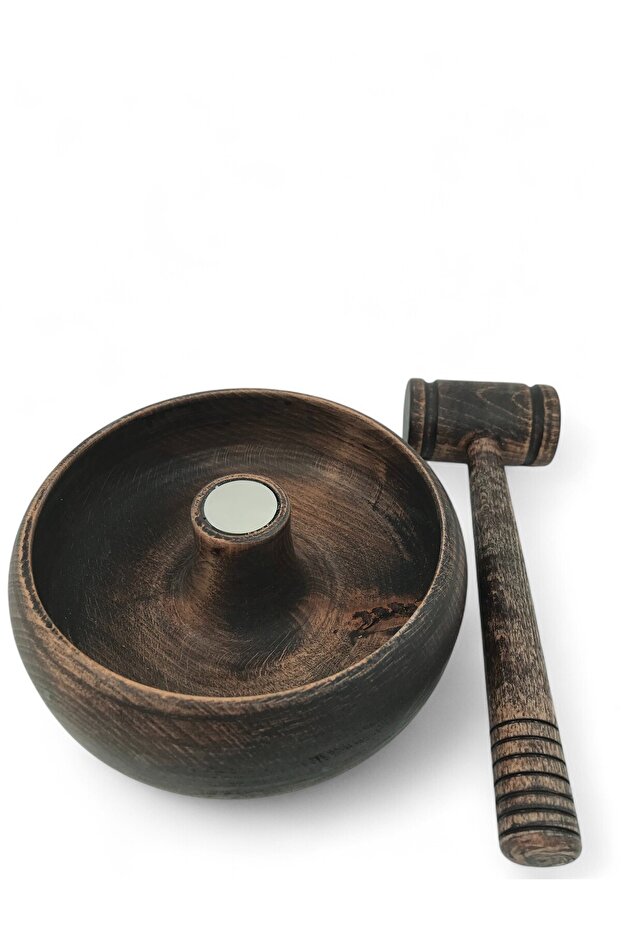 Ahşap Ceviz Kırma Kasesi - 4