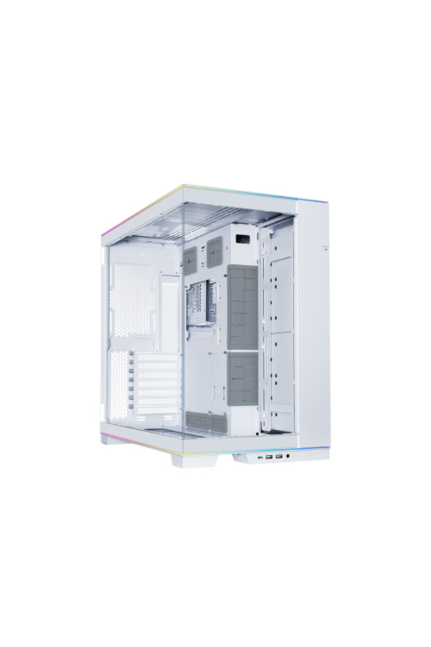 علبة ألعاب O11 D EVO RGB E-ATX ثنائية الحجرة، ARGB (أبيض)