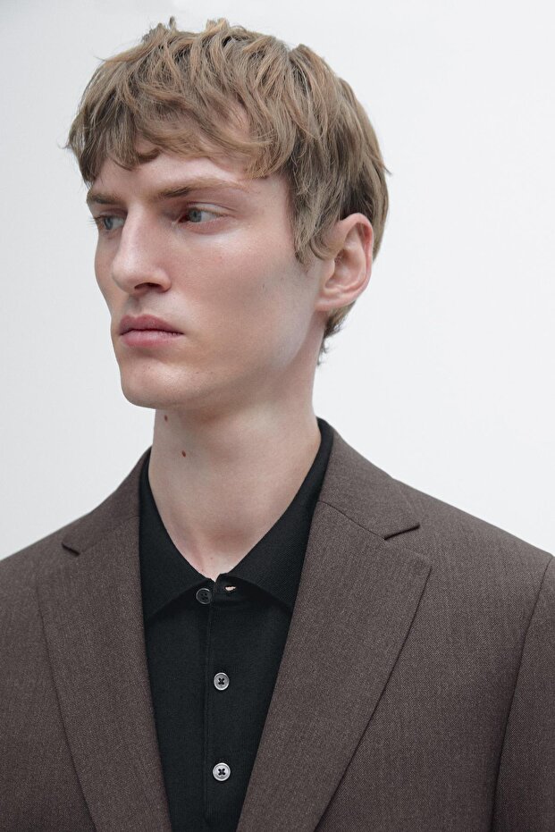 %100 yün klasik blazer - 4