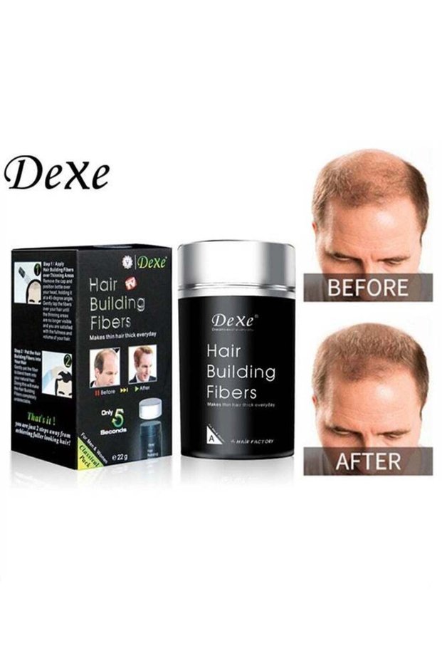 Hair Building Fibers, Fill In Fine or Thinning Hair Instantly Thicker, Fuller Looking Hair for Men a