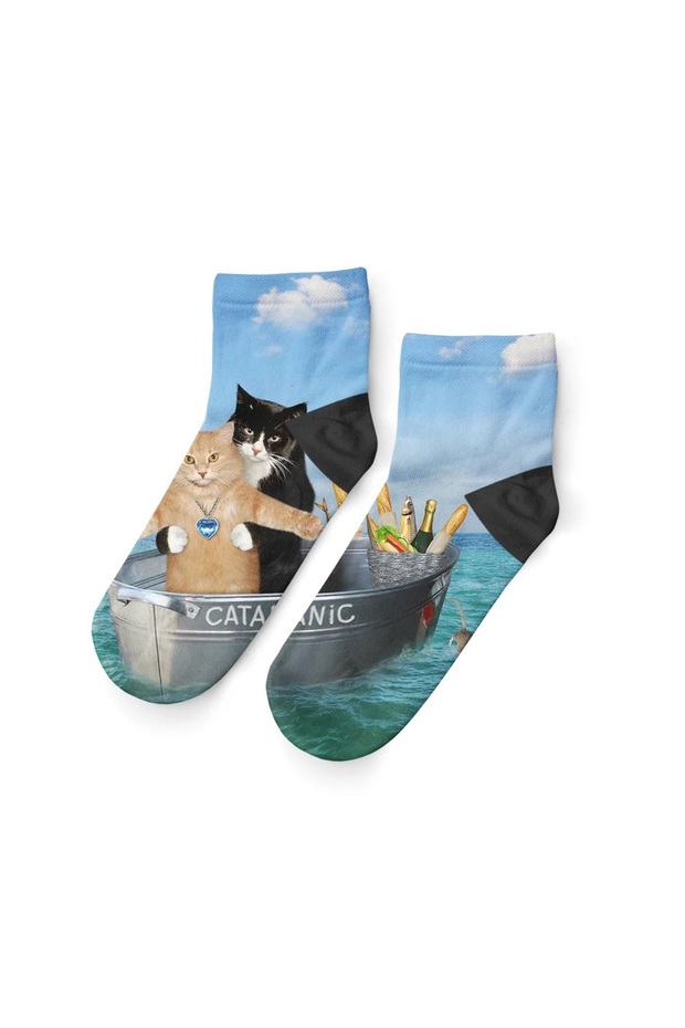 جوارب رقمية مكونة من مطبوع قطعة - 2