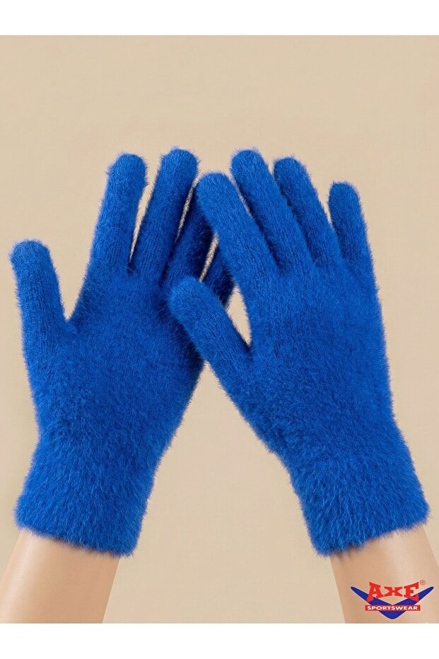 Winter Soft Textured Plush Comfortable Use Luxury Gloves Winter Soft Gloves