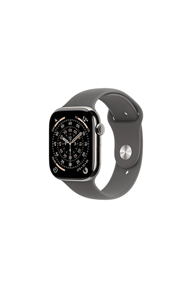 MFCW4TU/A Watch Series 11 GPS + Cellular 46mm Natural Titanium Case with Stone Grey Sport Ban