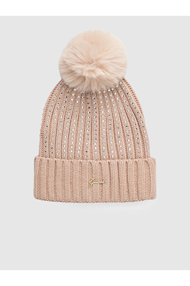 SWEATER HAT WITH POM - 1