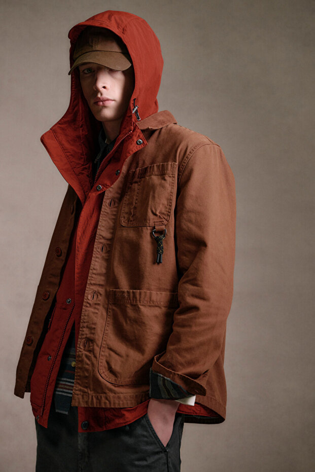 Rig Showerproof Ceket RE72 Fired Brick - 3