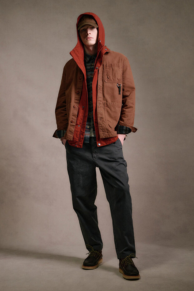 Rig Showerproof Ceket RE72 Fired Brick - 5