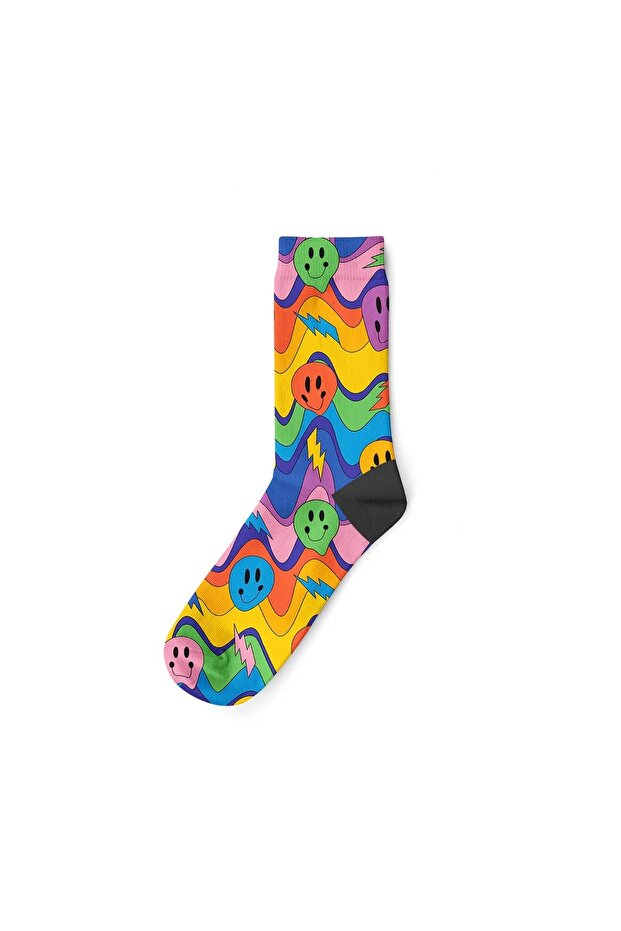 Digital Printed Socket Socks - 5