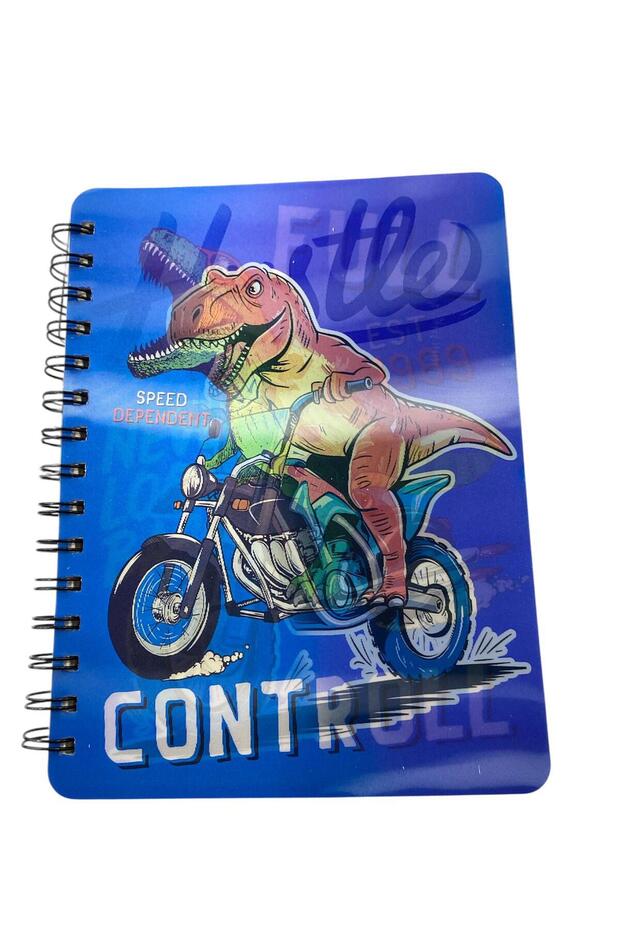 3D Dinosaur Patterned Notebook - 1