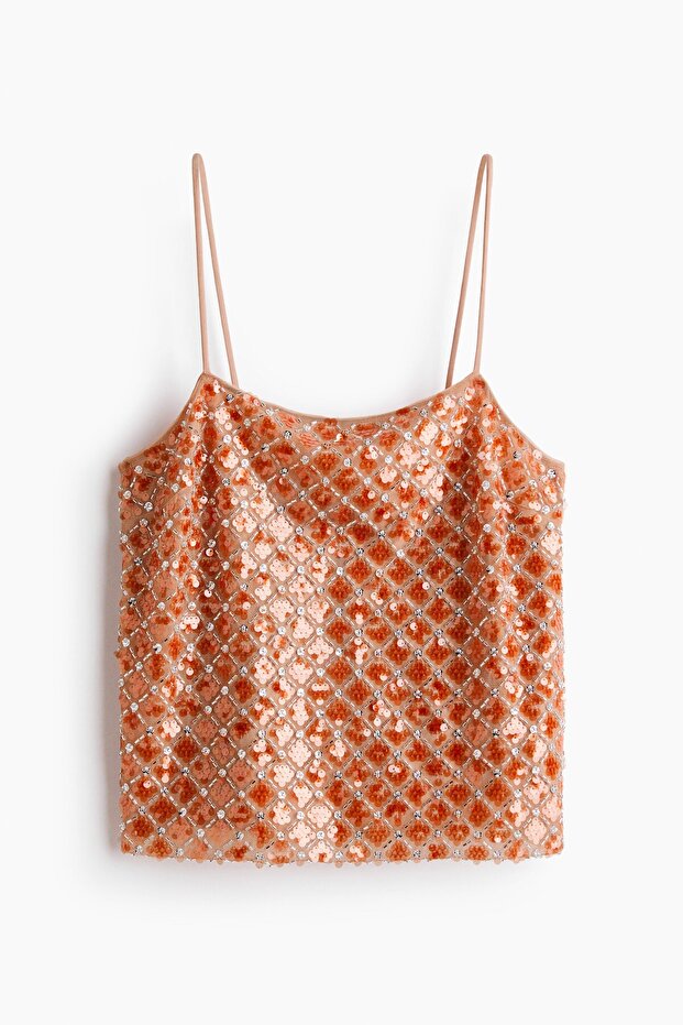 İşlemeli ve Askılı Üst - 4