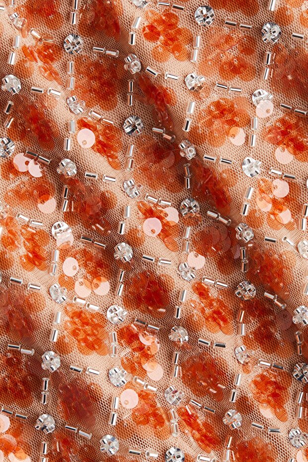 İşlemeli Mini Etek - 3