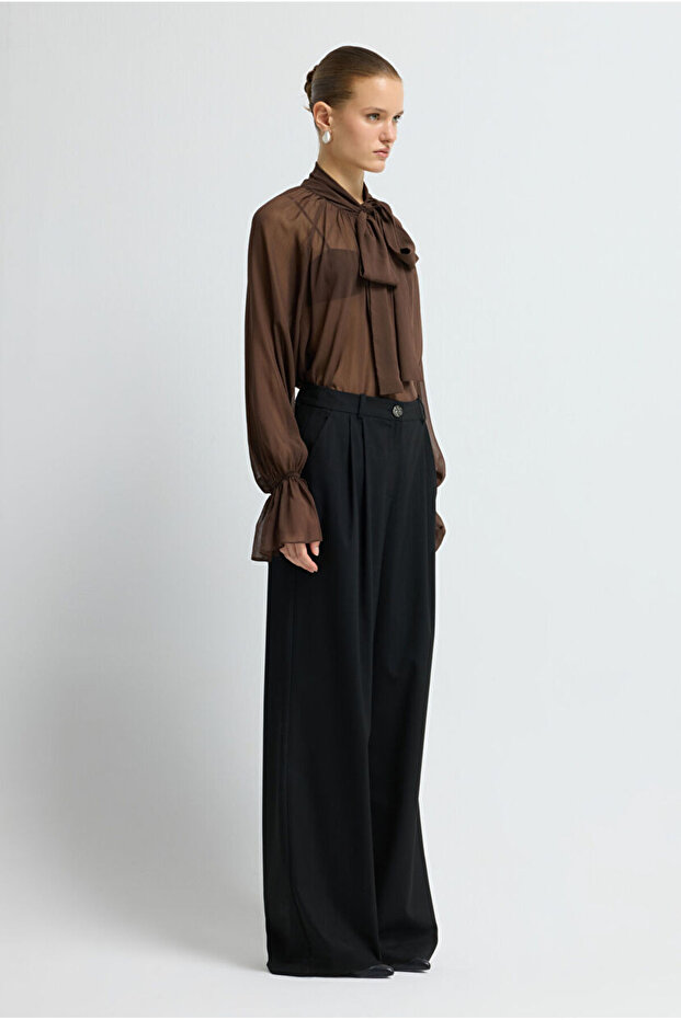 Geniş Paça Pantolon - 5