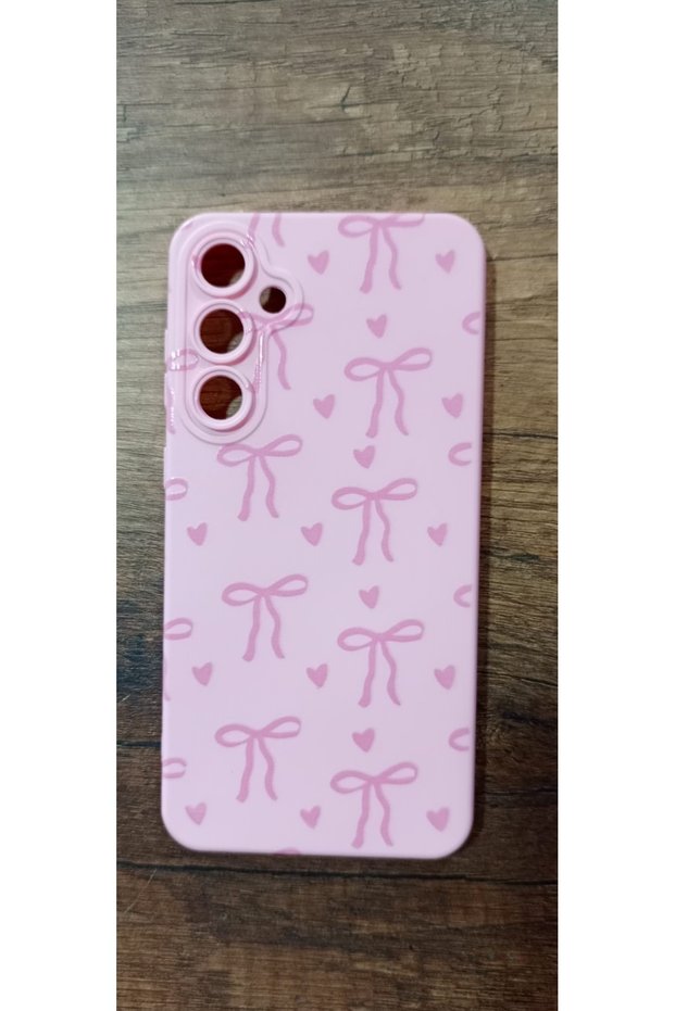 Samsung Galaxy S25 Ribbon/Bow Printed Inside Velvet Silicone Phone Case