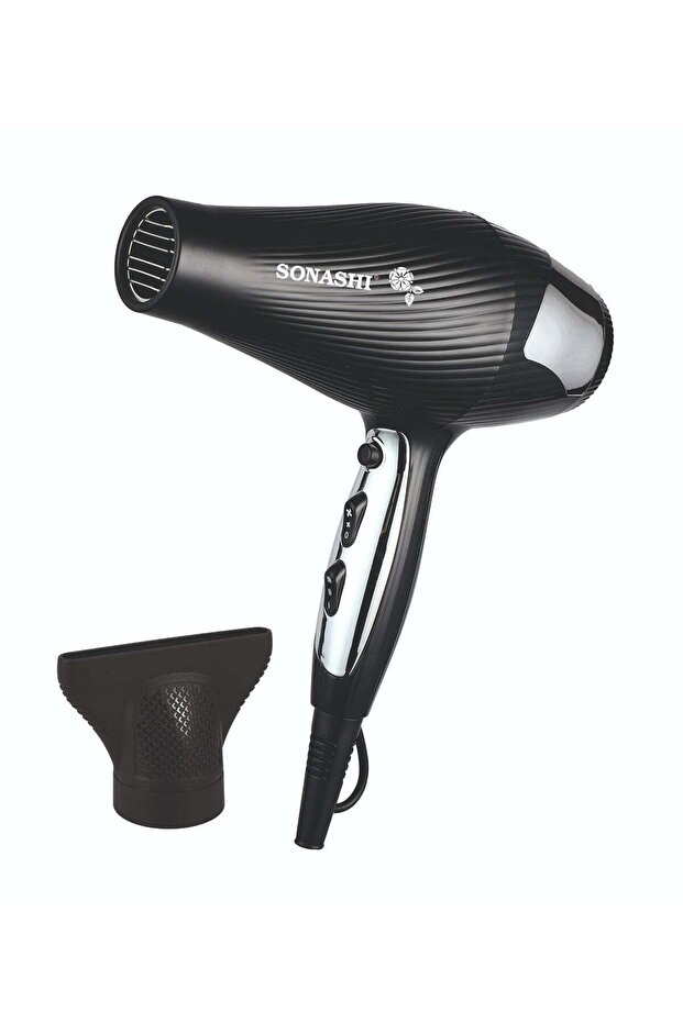 3200W Professional Hair Dryer SHD-3055 - Black/Silver