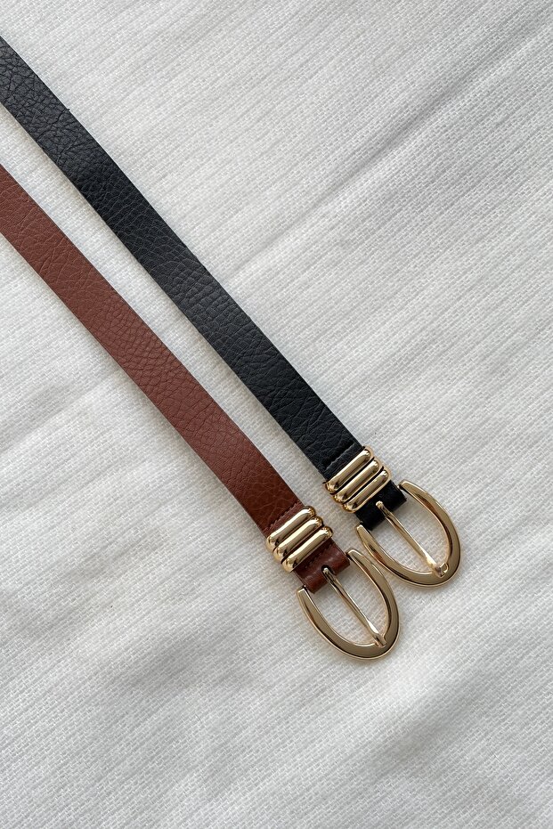 Marta Gold Buckle Women's Belt