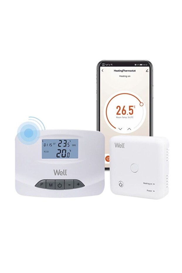 Programmable electronic thermostat with digital display, wireless smart WIFI - 4