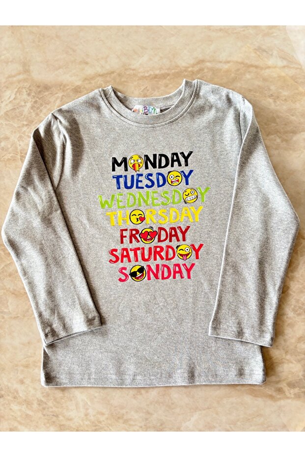 Printed Long Sleeve T-Shirt - Weekdays