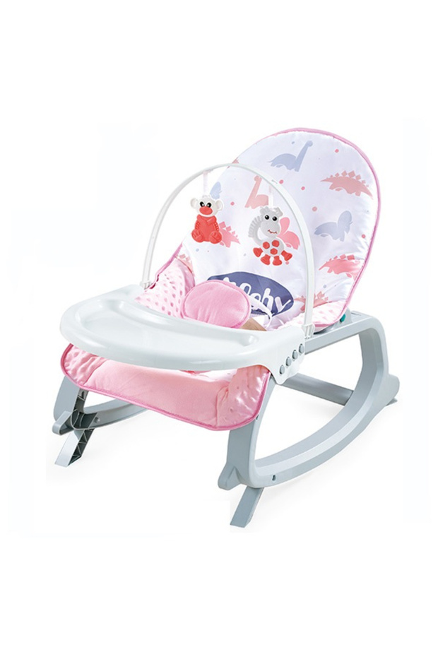 - Baby Rocker Bouncer Feeding Chair with Tray