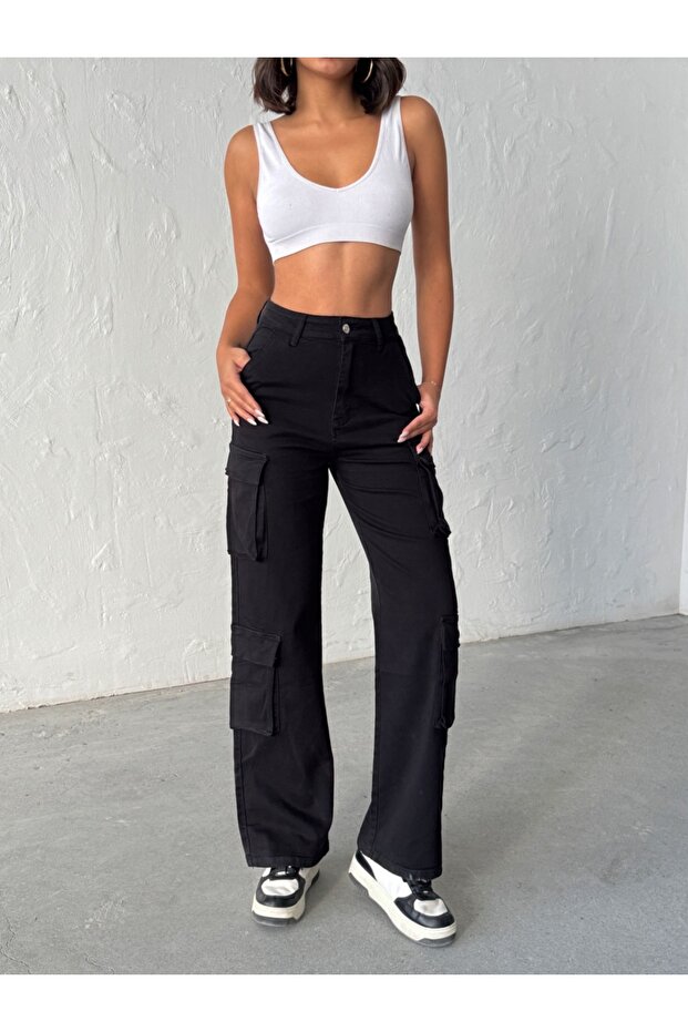 Ελαστικό τζιν cargo - 1