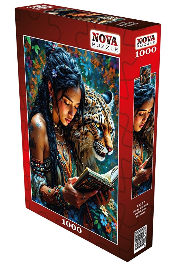 لغز المرأة المحلية التي تقرأ كتابًا - 1000 قطعة - تايبيل