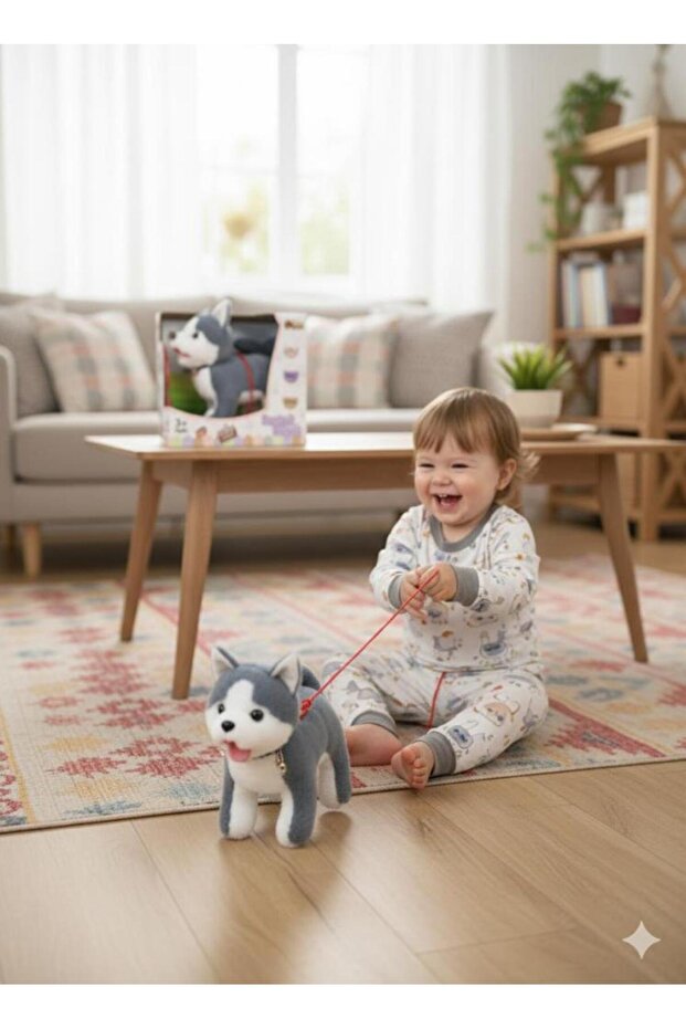 3 وظائف لكلب لطيف 6526 رمادي - 1