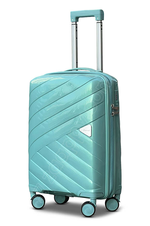 Hard Shell Unbreakable Glossy PP 20 Inch(7-10kg) Luggage, Lightweight, Combination Lock, Suitcase