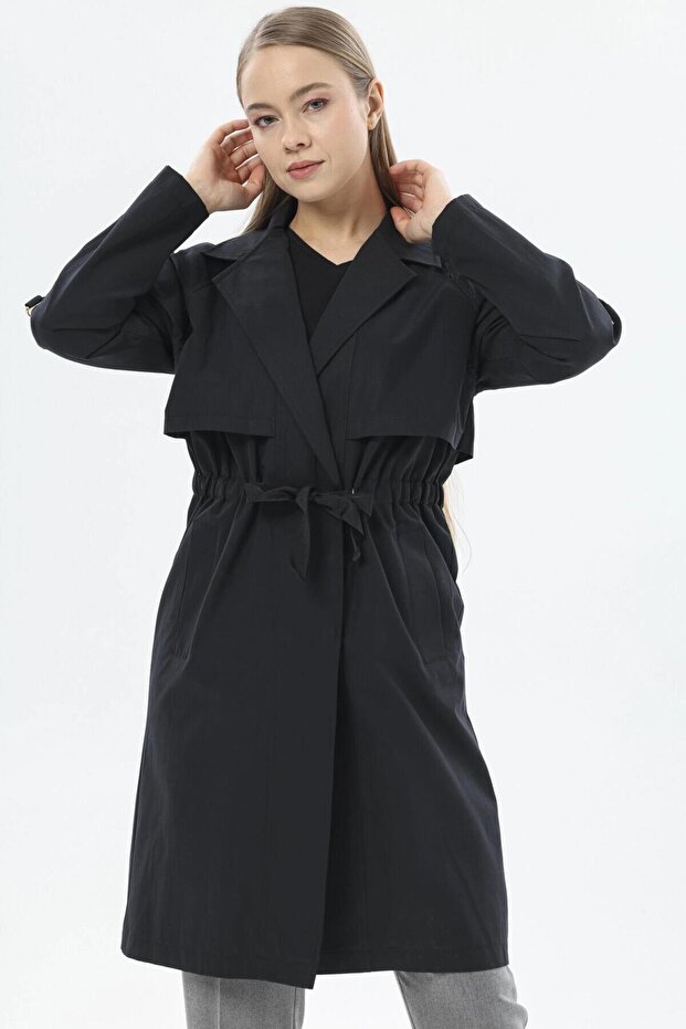 D87134 Kadın Trençkot - 1