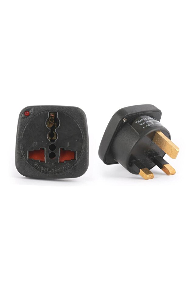 Terminator Travel Adaptor 13A To Universal-CE (Black)