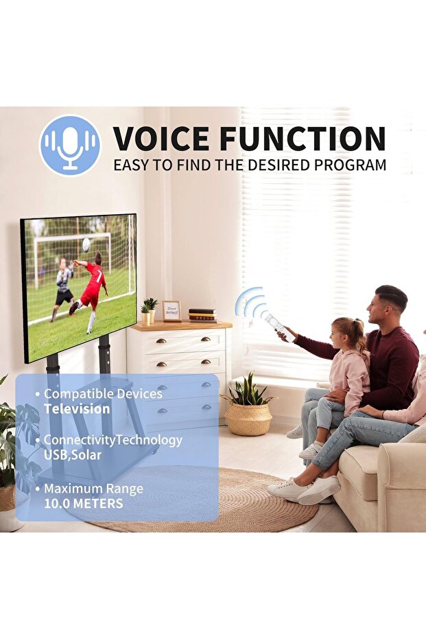 BN59-01391A Solar Voice Remote Control - Bluetooth Rechargeable, Frame TV Compatible, White