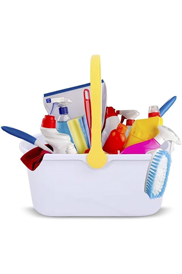 3.4 Gallon (13L) Large Plastic Water Bucket with Handle for House Cleaning