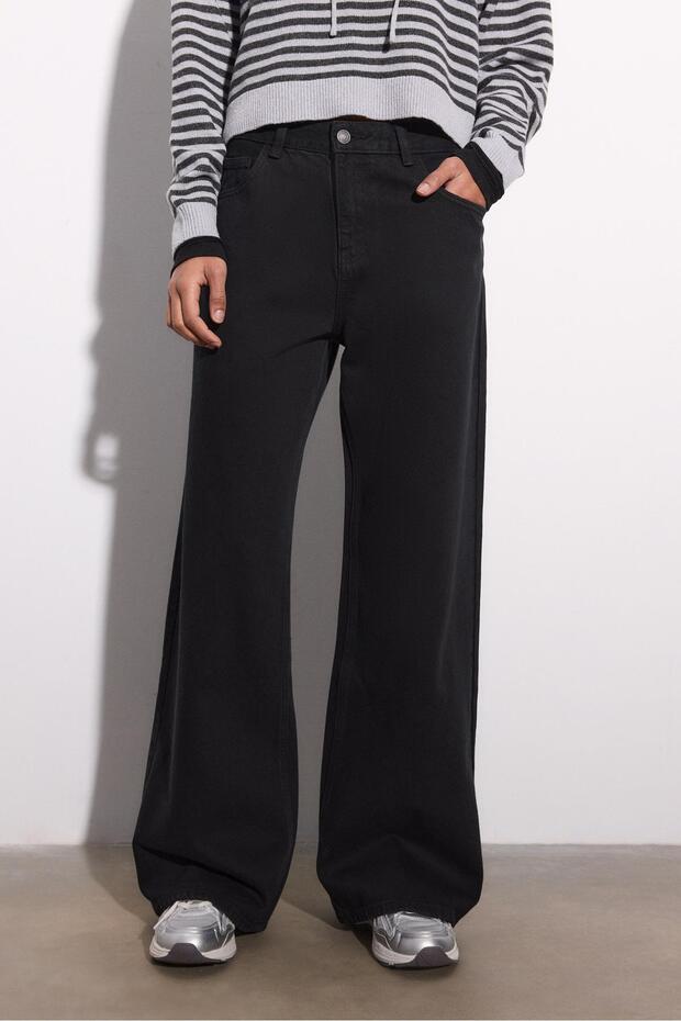 Geniş paça jean - 3