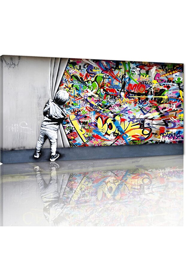 Beautiful 55x110 cm Framed Canvas Wall Art with Customizable Frame Decor