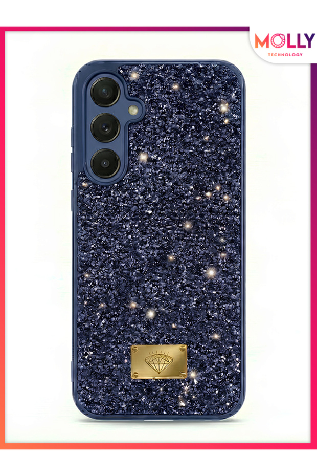 Royal Midnight Starlight Glitter Luxury Silicone Case for Samsung Galaxy A34