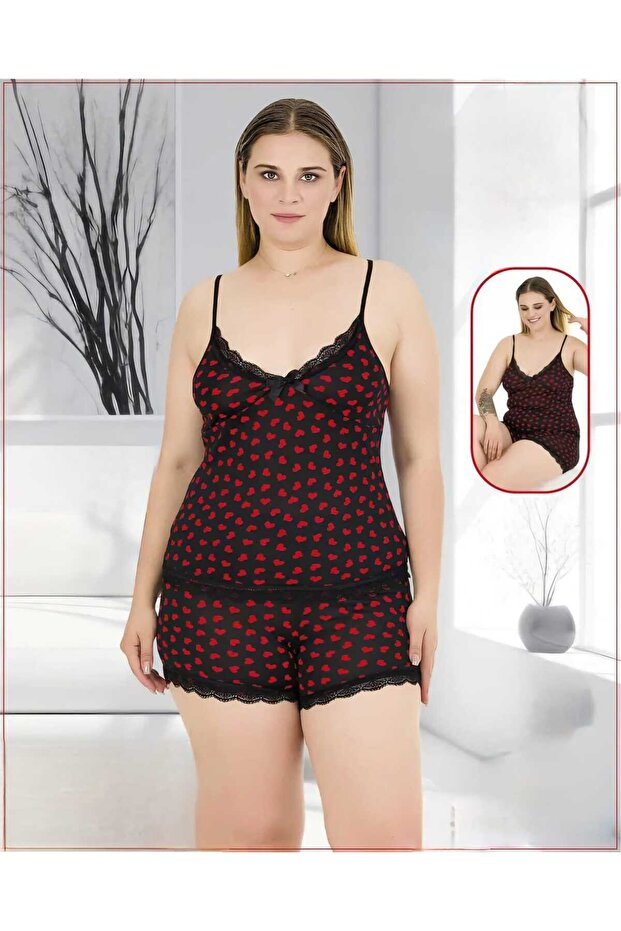 Women's Plus Size Shorts Pajama Set - 100% Cotton - Full Stretch Fabric