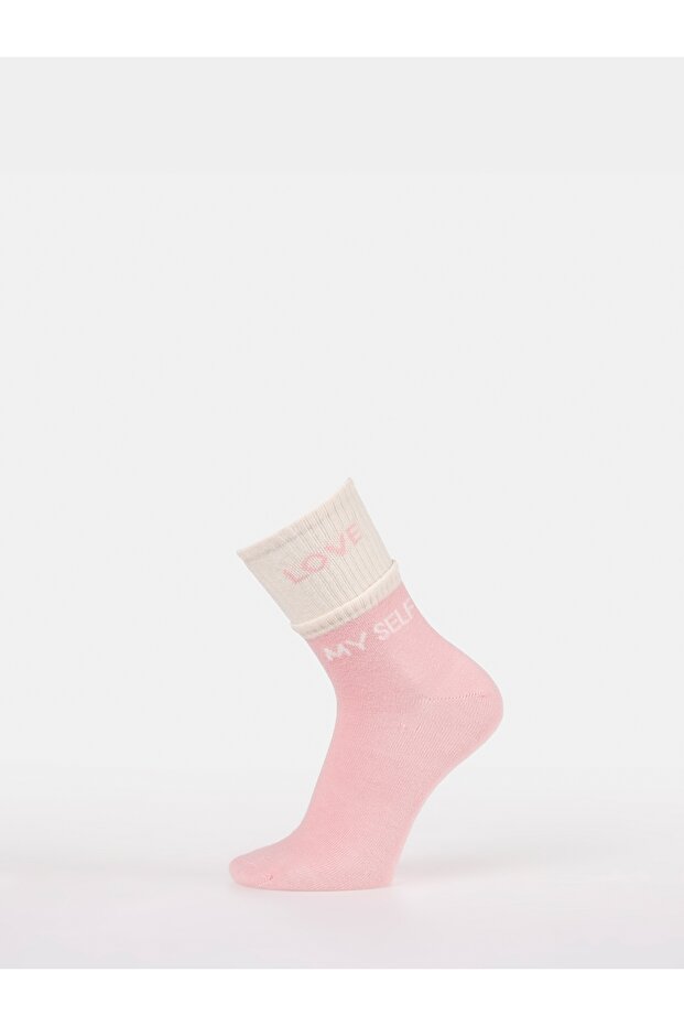 Kadın Pembe Çorap - 2