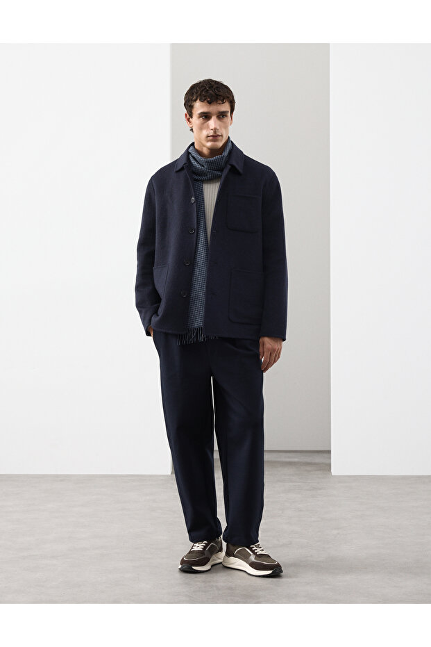 Yün Karışımlı Ceket - 4
