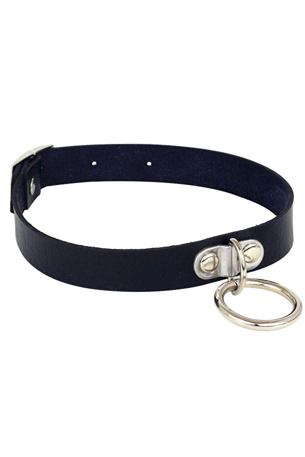black Anime Chainsaw Man Reze Cosplay Choker Dark Rock PU Leather Necklace Punk Gothic Harajuku Coll