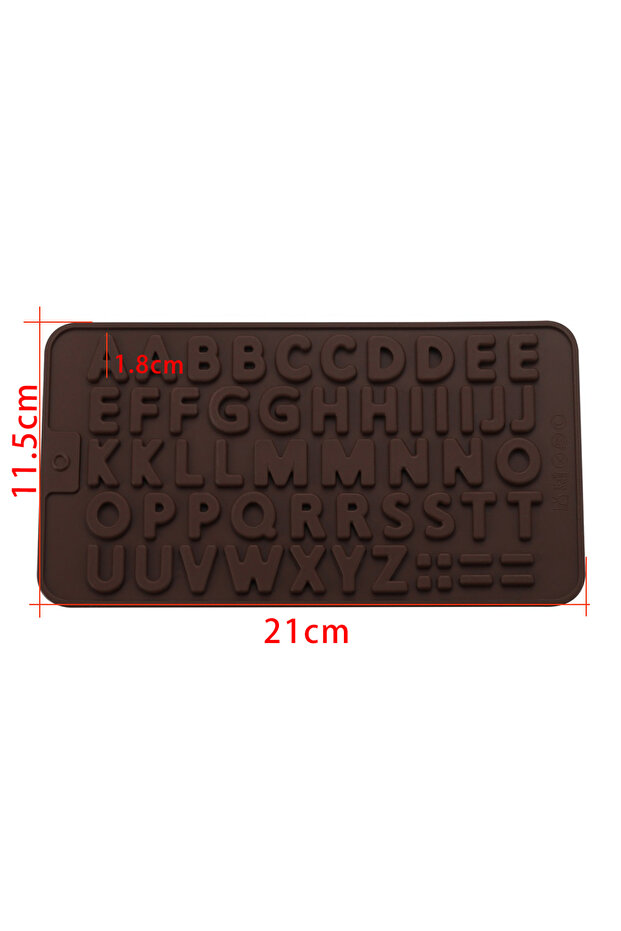 Brown Letter Letter Mold Alphabet Number Epoxy Resin Mold Crystal Pendant Earring Silicone Molds Ho